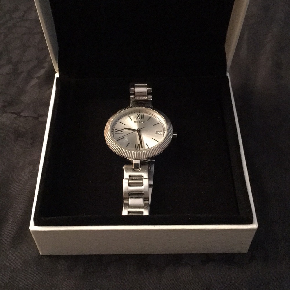 Silver Watch Relic stainless timepiece